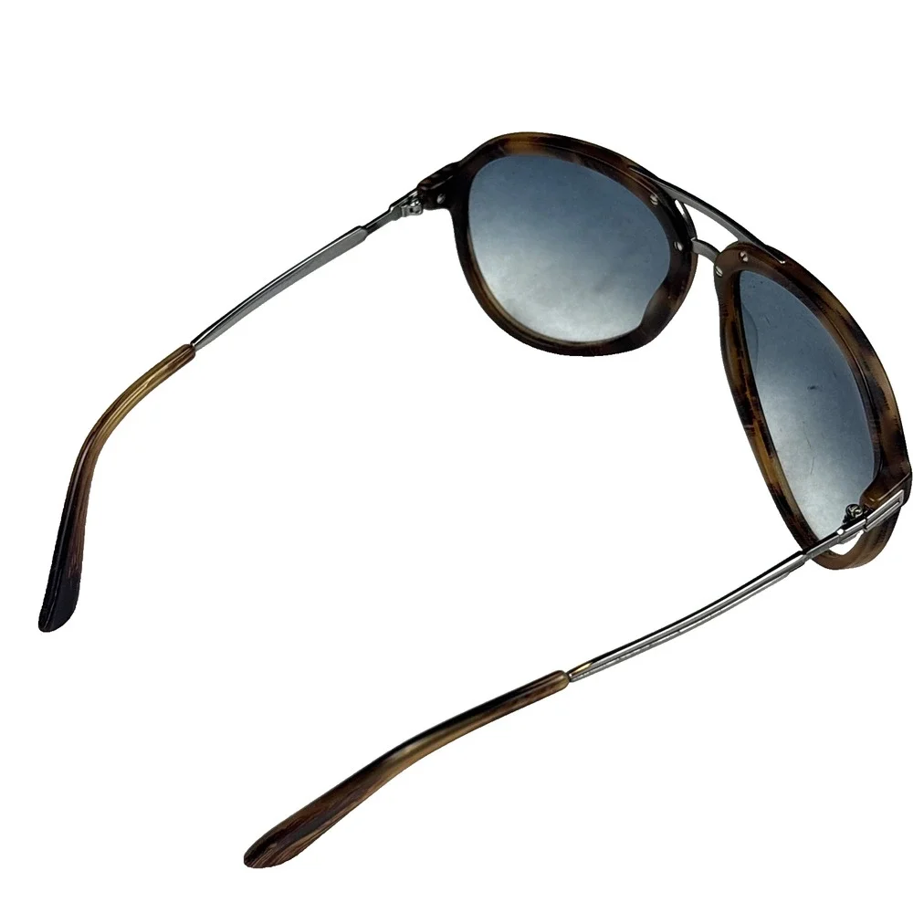 GUCCI GG0015S TORTOISE BROWN AVIATOR SUNGLASSES WITH CASE ITALY